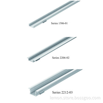 Aluminum extrusion profiles for construction